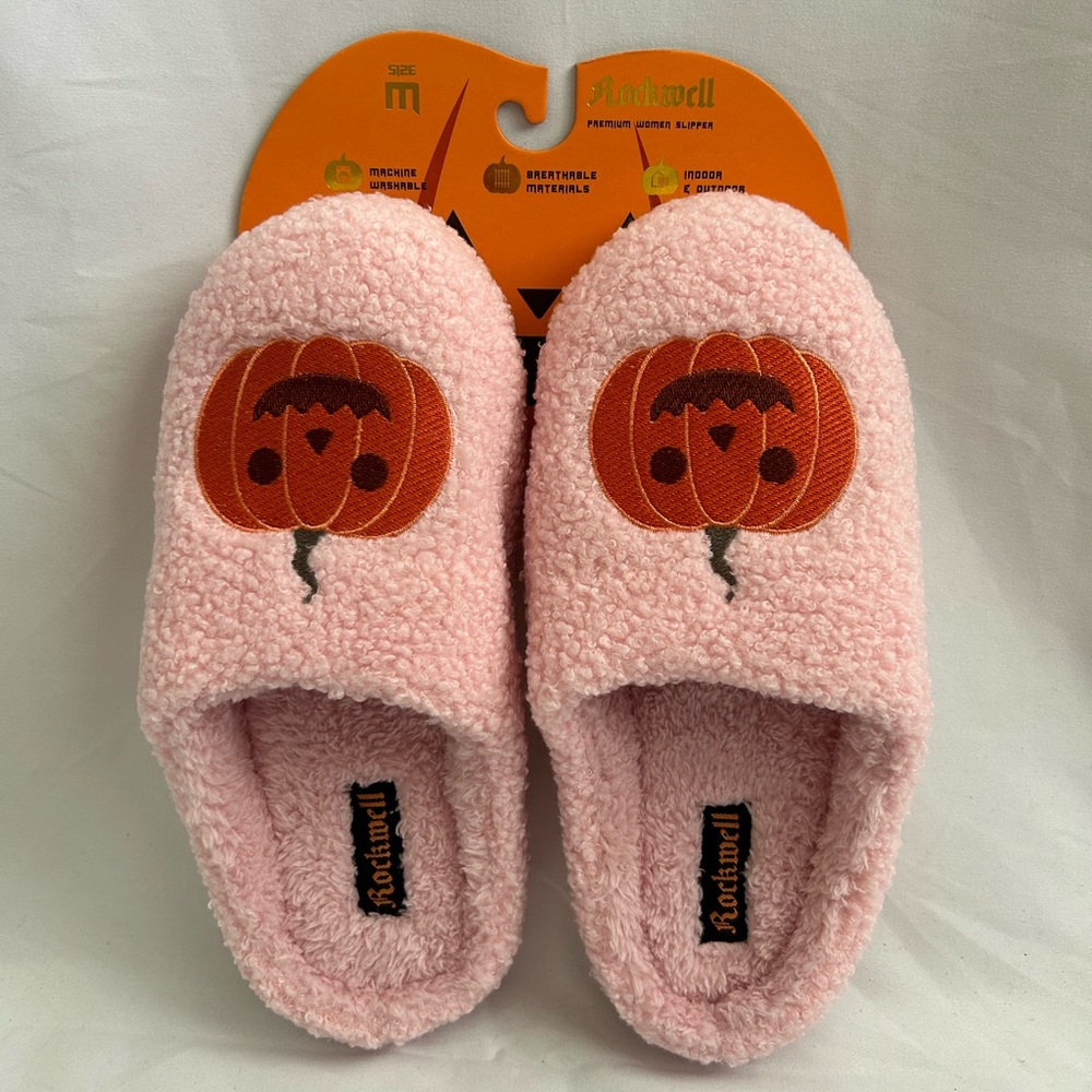 *New* Rockwell Pumpkin Pink Slippers